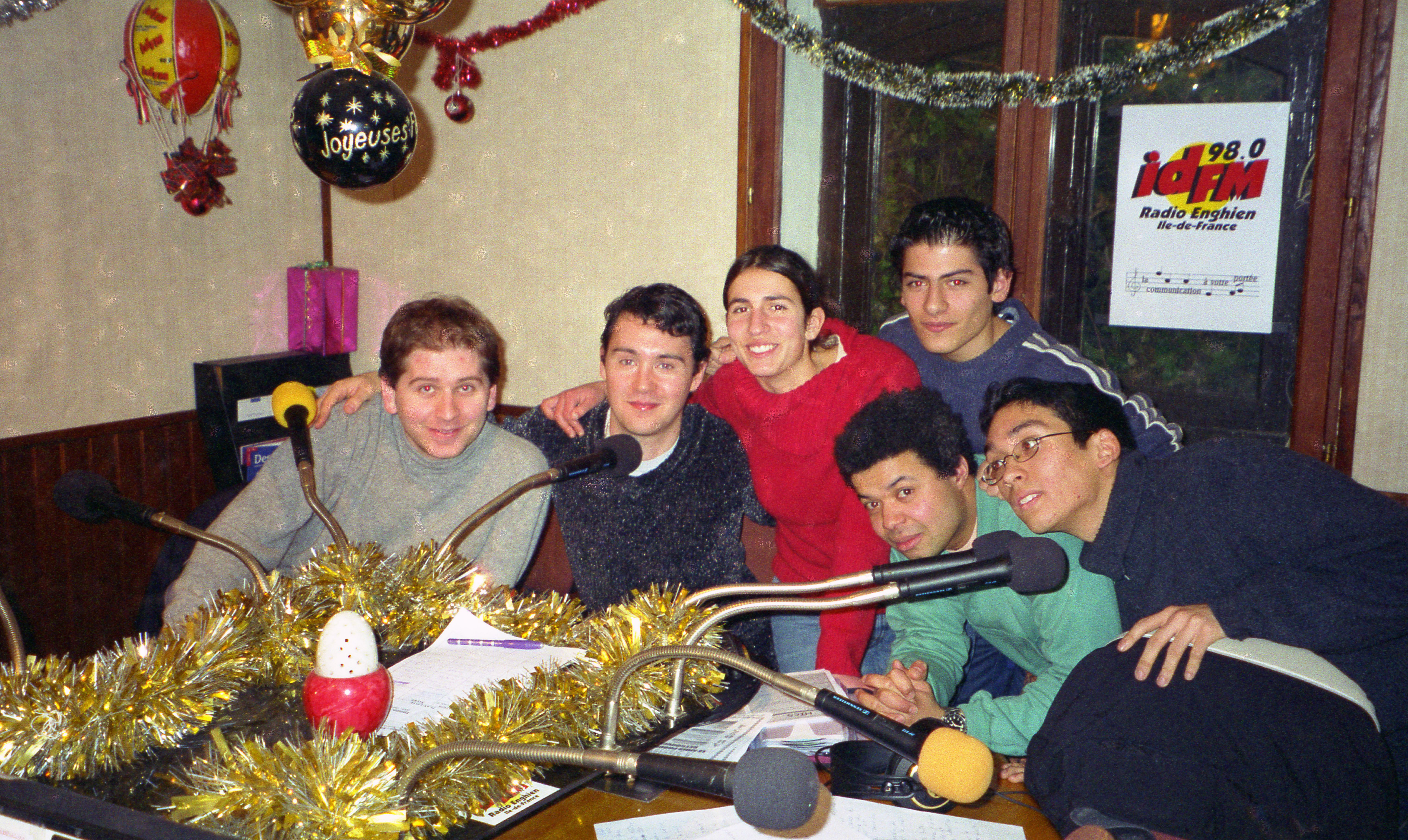 La Big Bang team 2002 : Ivan, Didier Mesgard, Léonie, Pierre-Alexandre, Petit Manu et JC