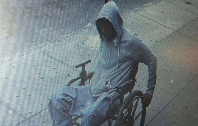 braquage en fauteuil roulant à New-York le 29 juin 2015