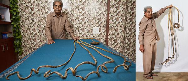 l'homme aux ongles les plus longs du monde