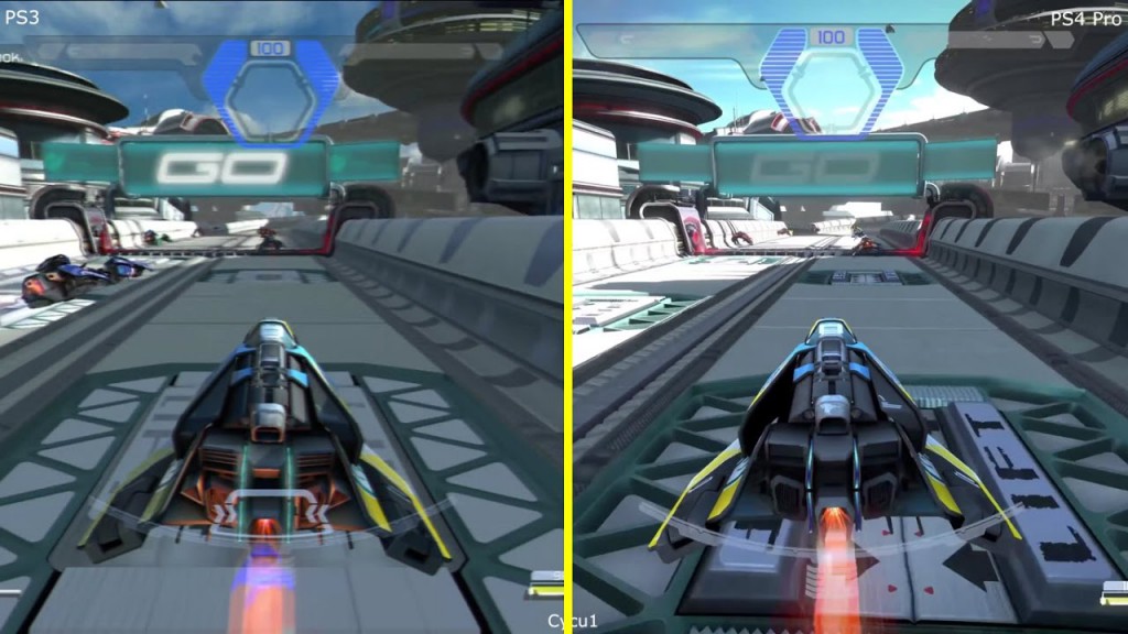 wipe out comparaison PS3 PS4