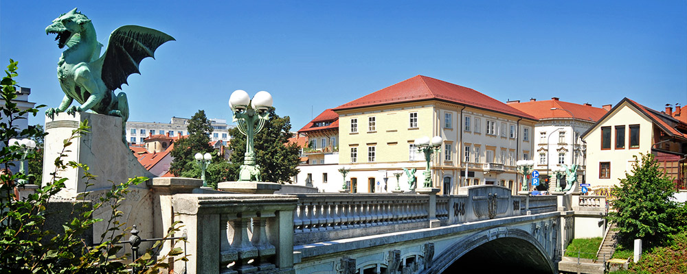 Le pont des Dragons de Ljubljana