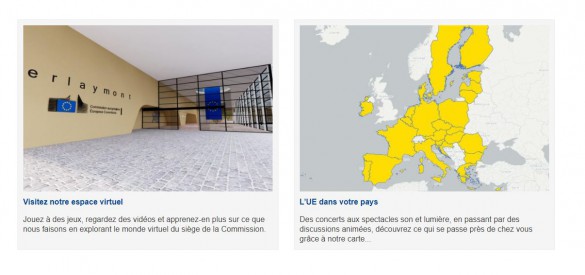 screenshot espace virtuel europa